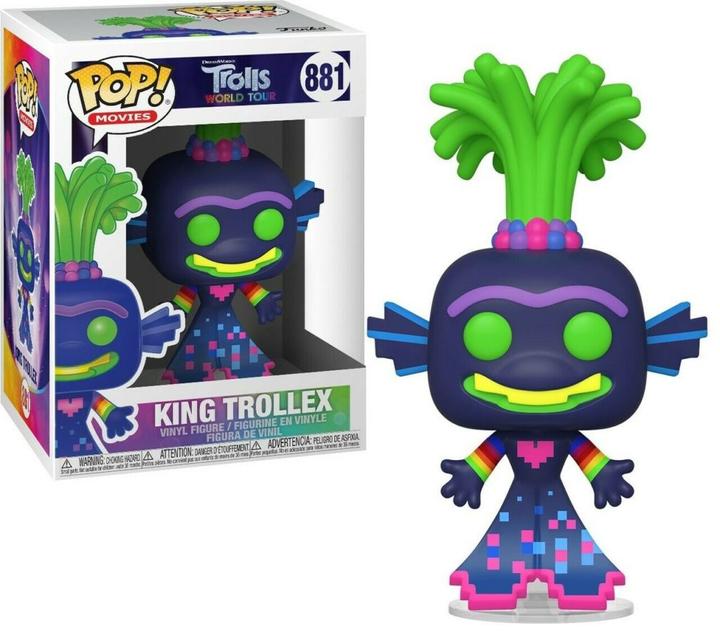 Actual product image Funko POP! - Trolls World Tour: King Trollex