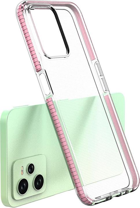 Produktbild Hurtel Spring Case Hülle für Realme C35 Silikonhülle mit Rahmen schwarz (Realme C35)