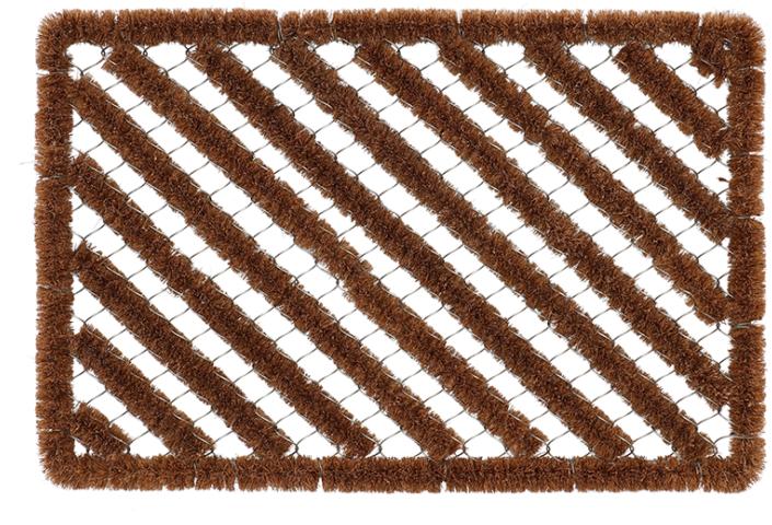 Produktbild Esschert Design Fussmatte Spiral und Kokos S 60 cm x 40 cm (60 x 40 x 3 cm)