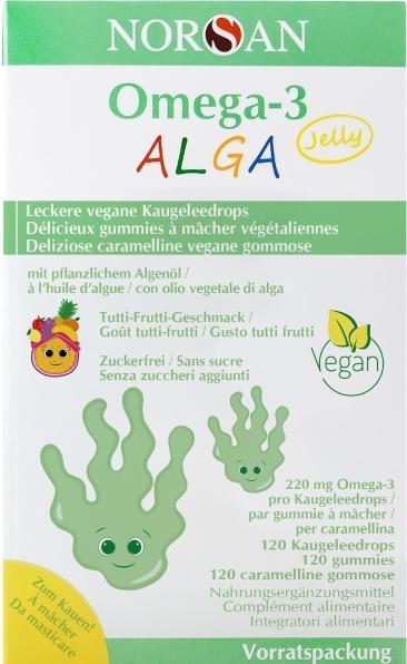 Produktbild Norsan Omega-3 Kids Jelly (120 Stück, Tabletten, 262 g)