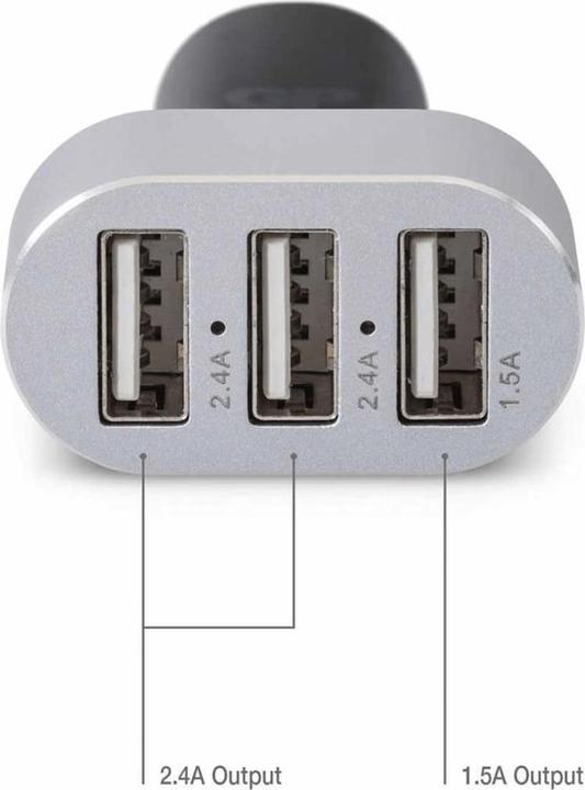 Produktbild GP Batteries GP CC61 Car Adapter, 3x USB