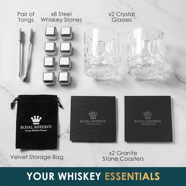 Produktbild Royal Reserve Whisky Geschenkset (2.60 dl, Whiskygläser)