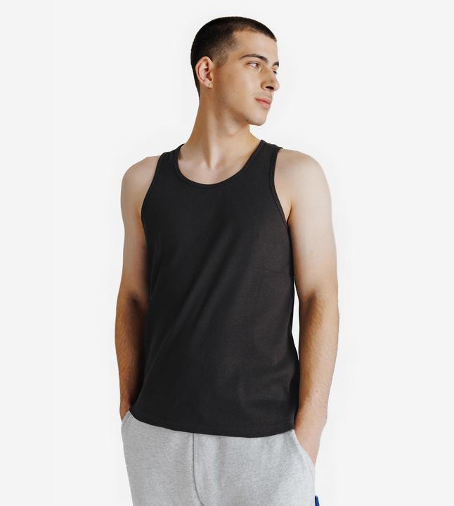Produktbild Decathlon Tanktop Herren Elementals gerippt Baumwolle (L)