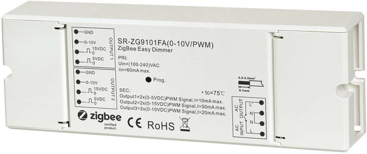 Produktbild Sunricher ZigBee to 0-10 V/PWM Controller Hue kompatibel (Dimmaktor)