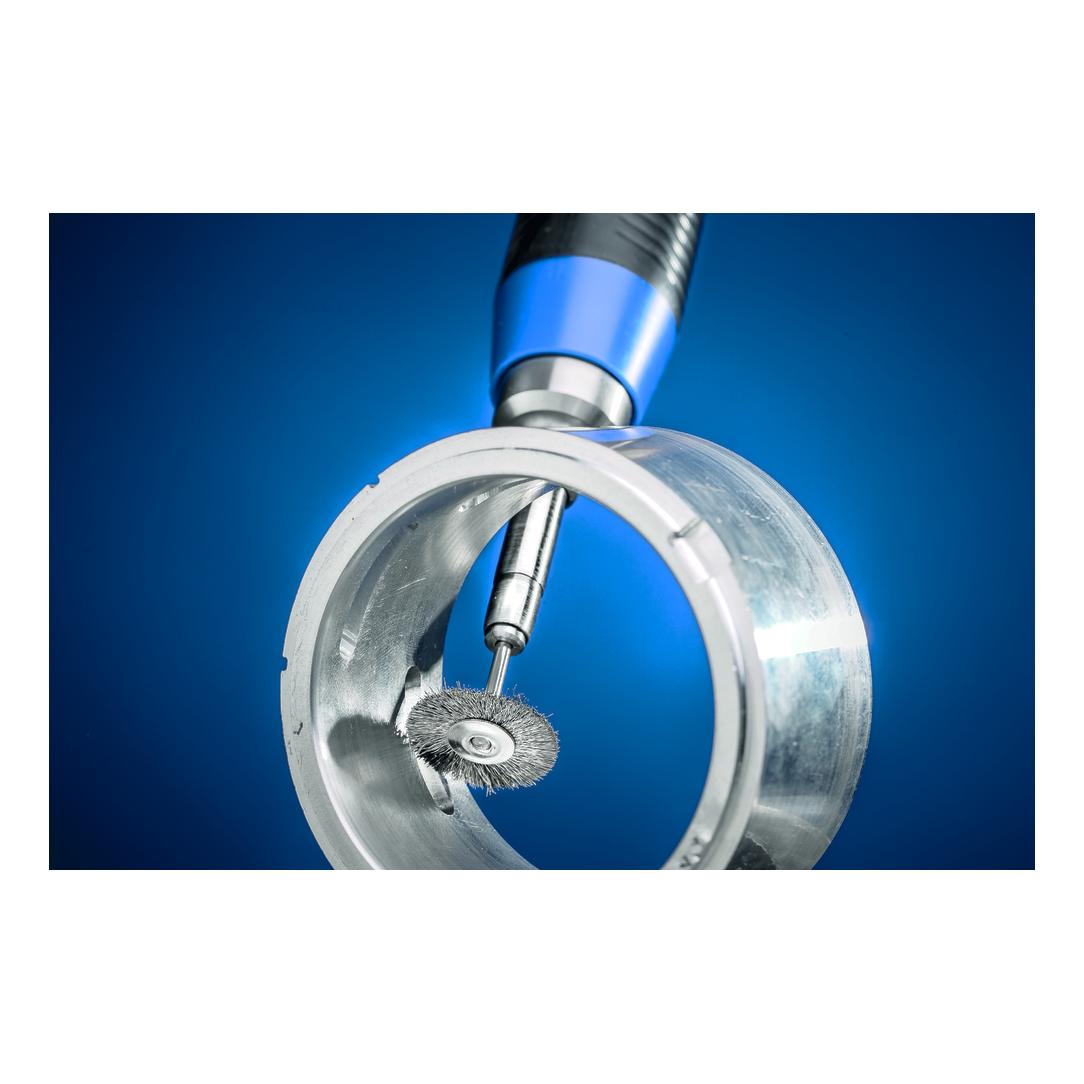 Thumbnail - Pferd, Schleifmittel, Minirundbürste RBU 2202/3 MES 0,10 D22xB2xL6mm Messing