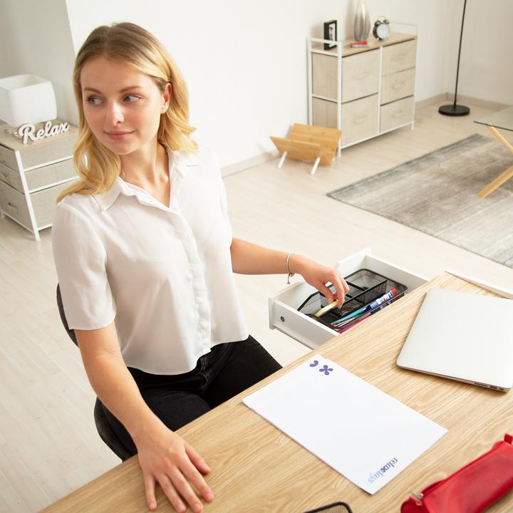 Image du produit Relaxdays Organiseur de bureau 4 compartiments