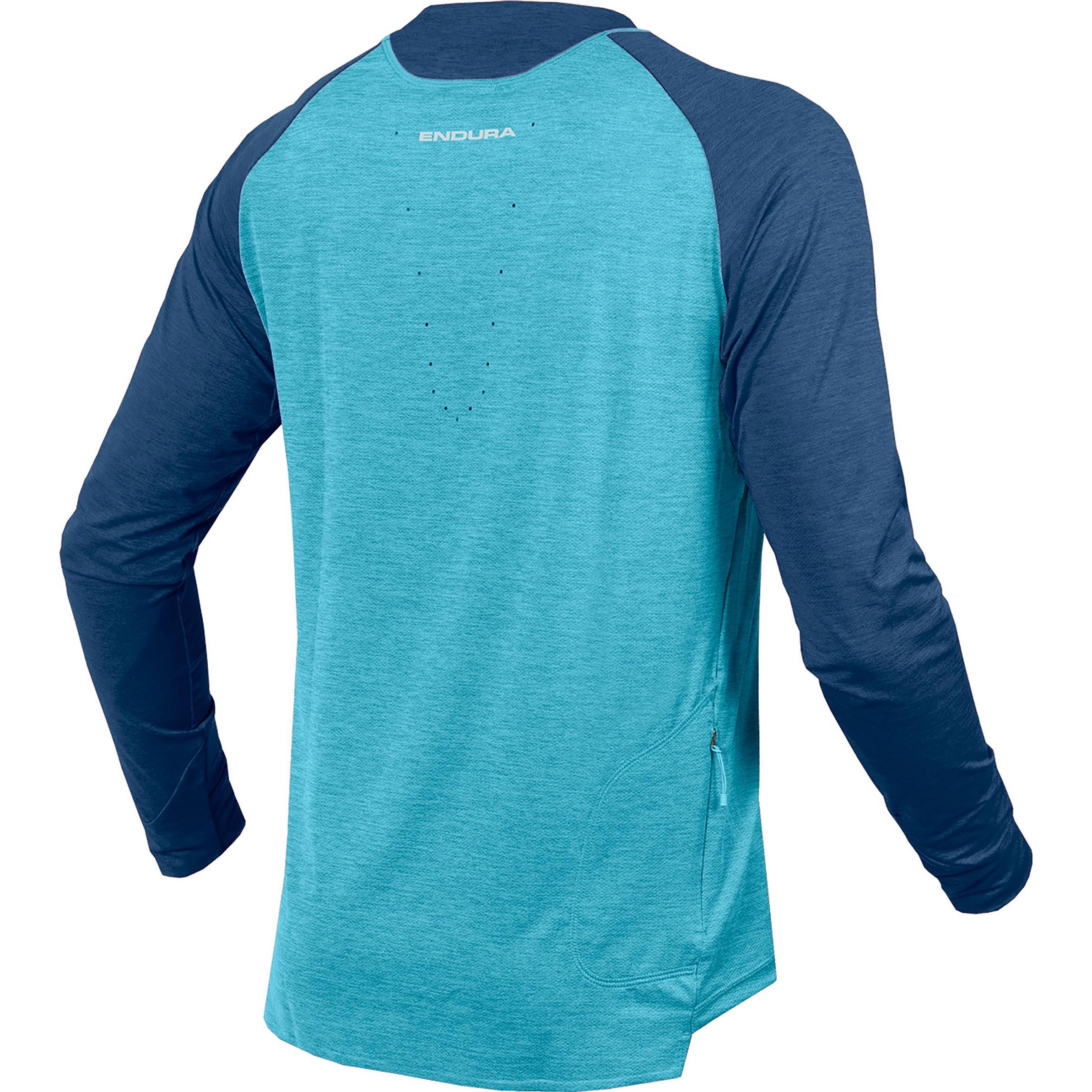 Thumbnail - Endura, Herren, Velotrikot, SingleTrack Trikot (langarm) (L), Blau, L