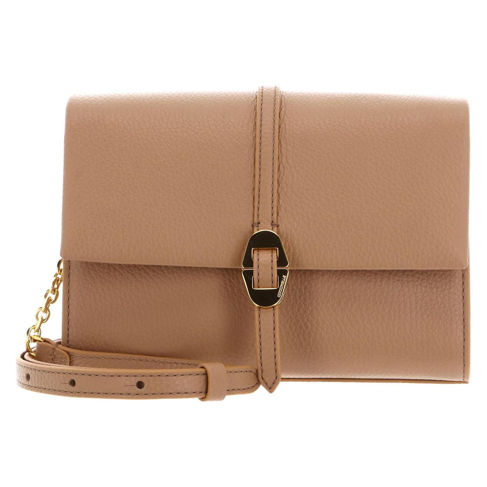 Coccinelle, Damen, Handtasche, Dorian Mini Bag Grained Leather, Rosa