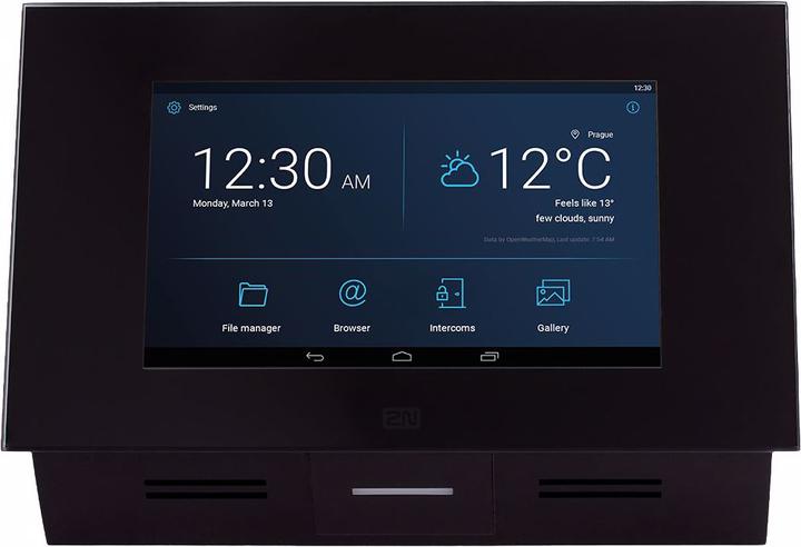 Produktbild 2N Innensprechstelle Indoor Touch 2.0 PoE Schwarz (Ethernet)