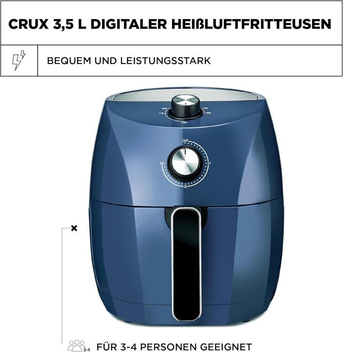 Actual product image Crux Heissluftfritteuse