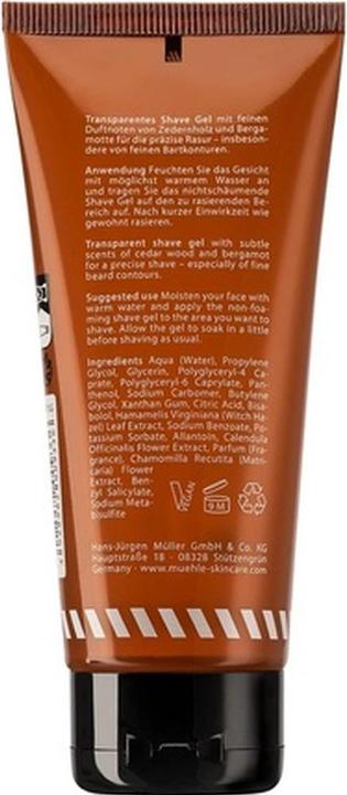 Produktbild Mühle Rasiergel für Bartpflege - Transparent (Rasiergel)