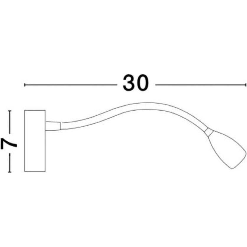 Thumbnail - Nova Luce, Wandleuchte + Deckenleuchte, Flex (190 lm)