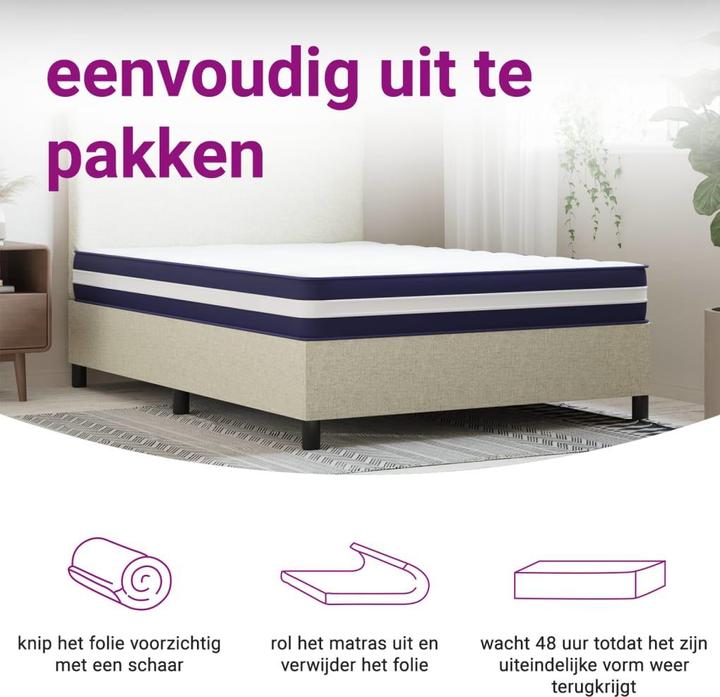 Image du produit vidaXL Jerrie (120 x 200 cm, Noyau de mousse)