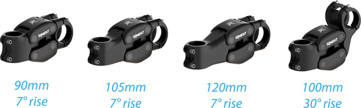 Produktbild Kinekt Vorbau 90mm x 7 Grad (niedriger Winkel)