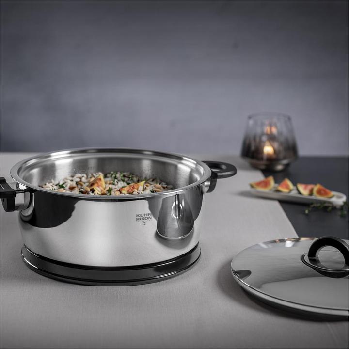 Produktbild Kuhn Rikon Servierkasserolle (18 cm, Bräter + Schmortopf, Edelstahl)