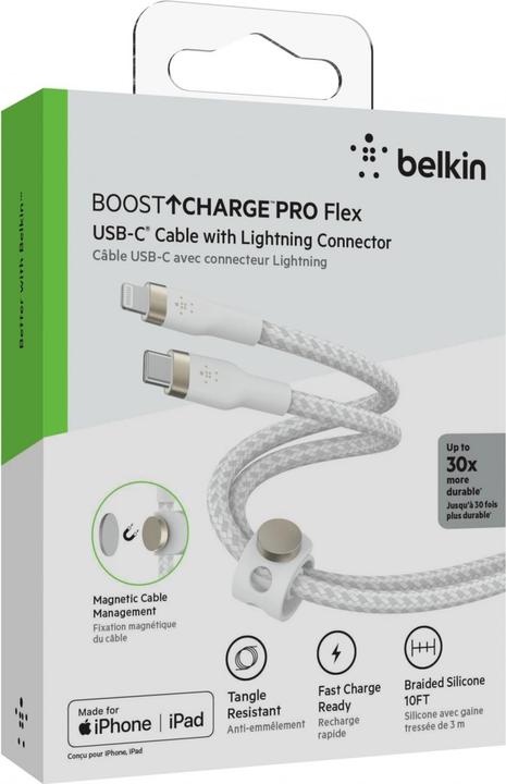 Produktbild Belkin USB C — Lightning (3 m, USB 3.2 Gen 1)