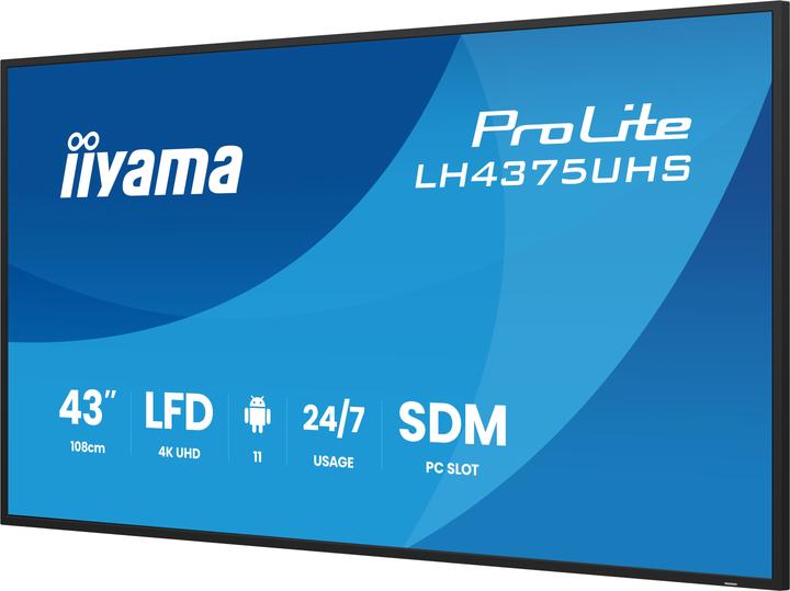 Image du produit iiyama LFD ProLite LH4375UHS-B2AG (3840 x 2160 pixels, 42.50")