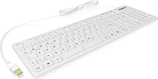 Productafbeelding KeySonic KSK-8030 IN industrieel siliconen toetsenbord eronomisch waterdicht antimicrobieel... (Duitsland, Bedraad)