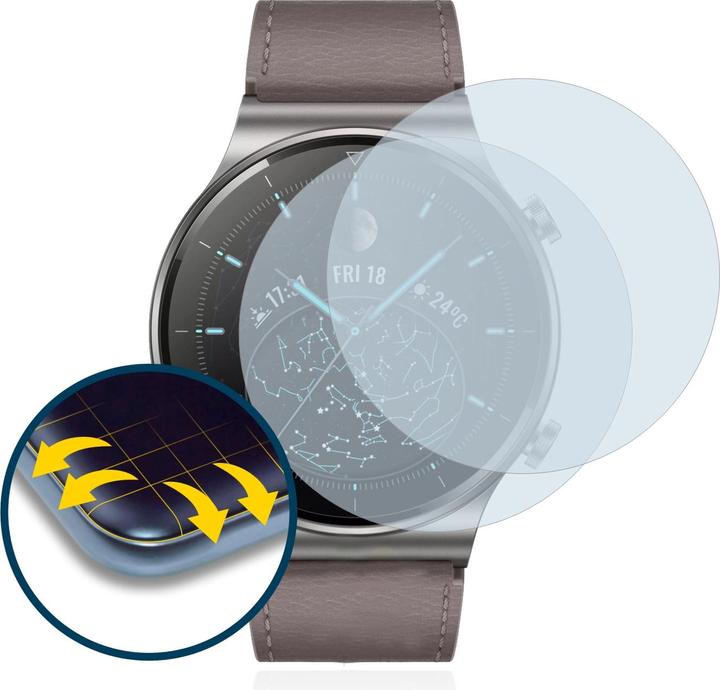 Productafbeelding BROTECT Volledig bedekkende screen protector (Horloge GT 2 Pro)