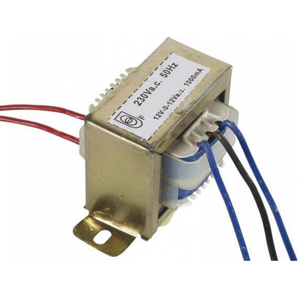 Velleman Trasformatore Open-Frame 24va 2 x 12v 1000ma, Trasformatore