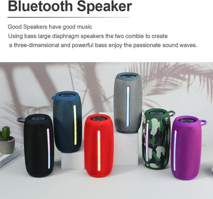 Produktbild T&G TG663 Tragbarer bunter LED-Bluetooth-Lautsprecher (2 h)