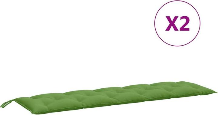 Immagine prodotto VidaXL Cuscini per panca da giardino 2 pezzi in tessuto (180 x 50 x 7 cm)
