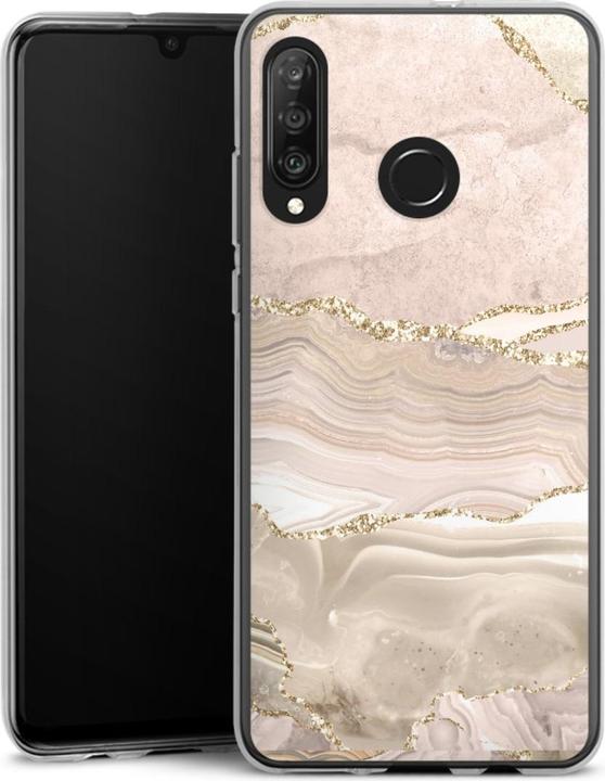 Produktbild DeinDesign Silikon Hülle für Huawei P30 Lite Handyhülle Case Smartphone Schutzhülle Glitzer Look Marmor Utart (Huawei P30 Lite)