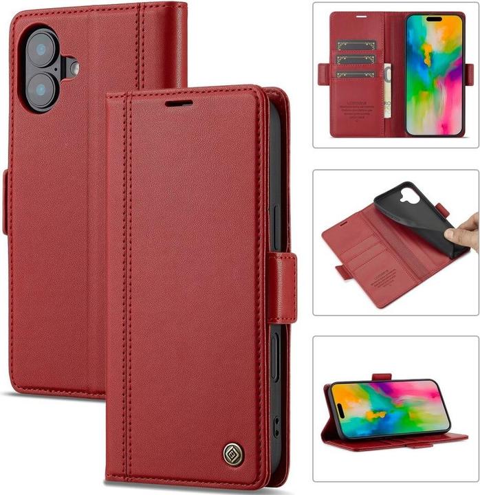 Produktbild LC.Imeeke iPhone 16 - Flip Case Business (Apple iPhone 16)