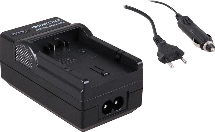 Actual product image Patona 2in1 charger for Panasonic BM7 Lumix CGA-S002E battery + car charger (Camera battery charger)