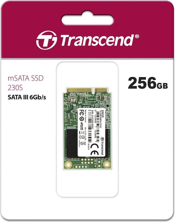 Produktbild Transcend 230S (256 GB, mSATA)