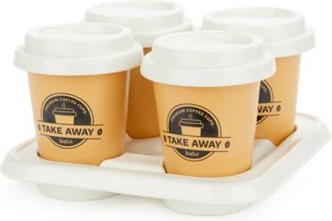 Balvi Kaffeetassen-Set - Take Away (4x)