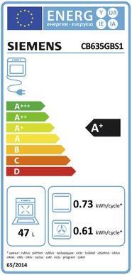 Energie-Label Siemens Cb635gbs1