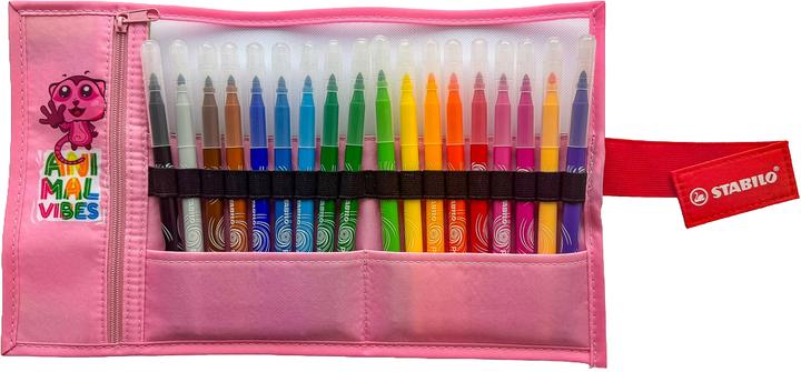 Actual product image STABILO Rollerset Power Animal V. (18x)