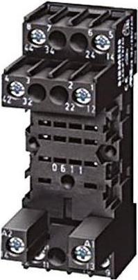 Actual product image Siemens Plug-in socket SIMIREL, log. Separation LZS:PT78742 (Relay socket)