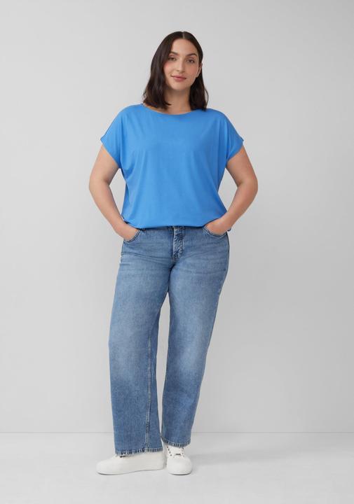 Immagine prodotto S.Oliver T-Shirt Fliessendes Jersey-Shirt mit überschnittenen Schultern (44)