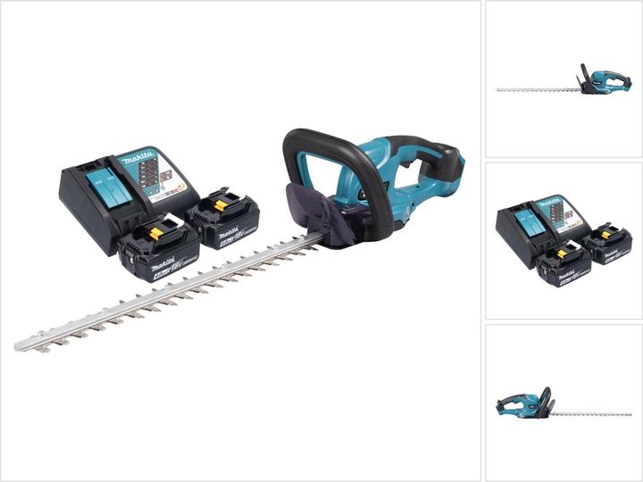 Produktbild Makita DUH 507 RM2 Akku Heckenschere 18 V 50 cm + 2x Akku 4,0 Ah + Ladegerät (Akkubetrieb)