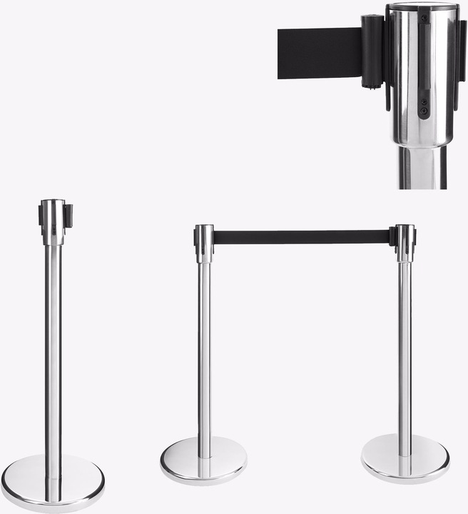 Actual product image Arebos Airport passenger guidance systems