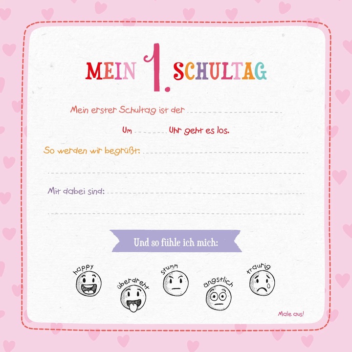 Produktbild Ab heute bin ich Schulkind (22 x 22 cm)