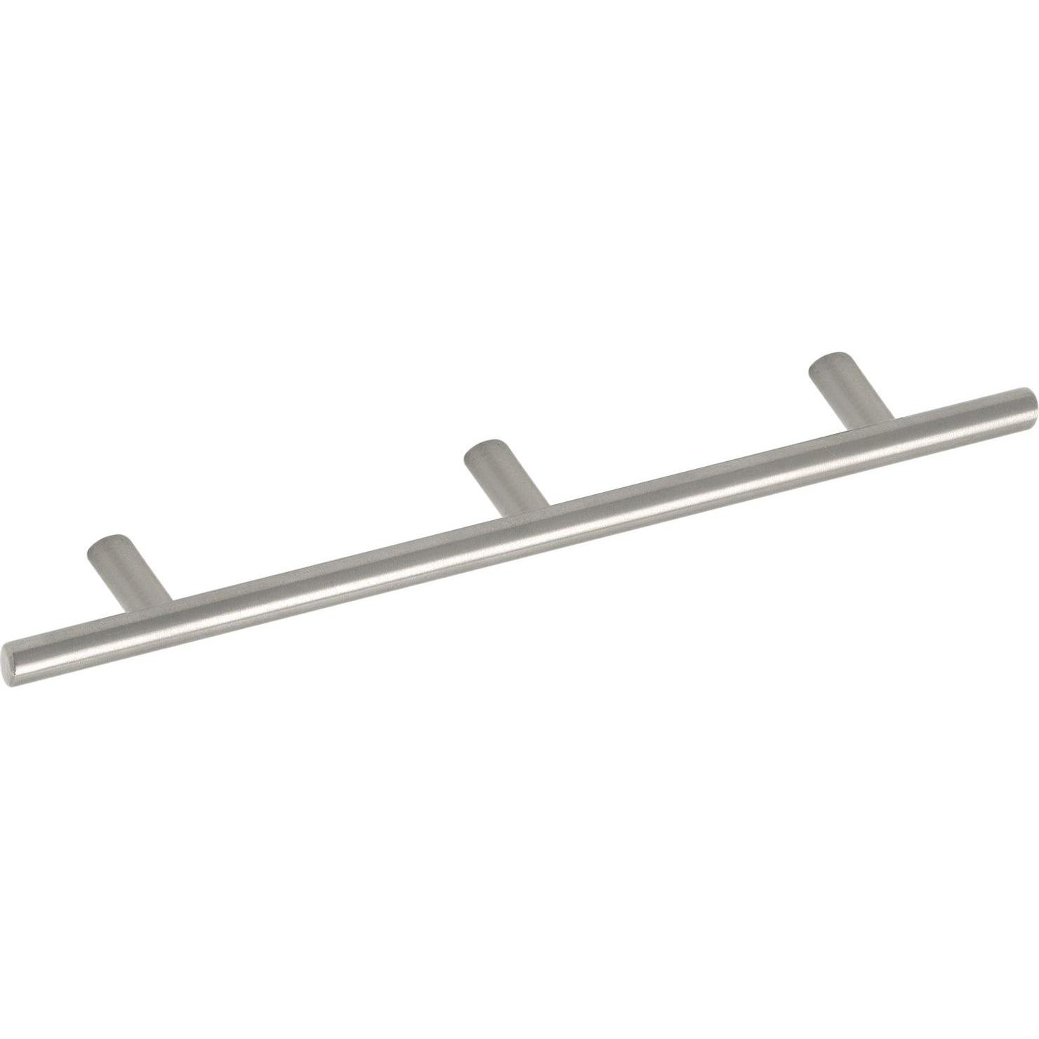 Siro, Möbelgriff, Griff Elidor ø 10 mm, LA 1024 mm, Breite 1088 mm, Edelstahl gebürstet