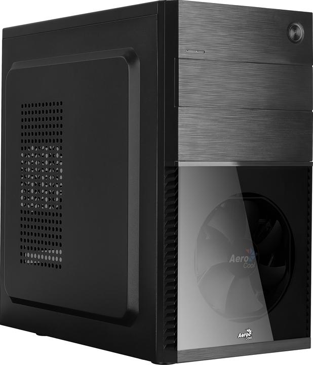 Actual product image AeroCool Boitier Mini Tour Micro ATX compatible CS-105 avec fenêtre (Noir) (mATX, Mini-ITX)