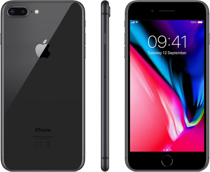 Immagine prodotto Apple iPhone 8 Plus (256 GB, Space grey, 5.50", SIM singola, 12 Mpx, 4G)