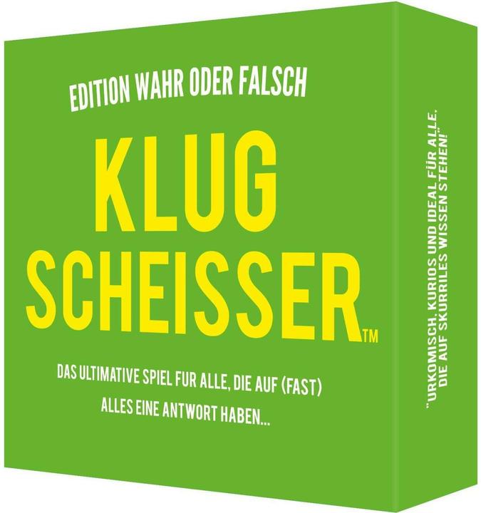 Produktbild Klugscheisser - Wahr oder Falsch Edition (Deutsch, 2 Spieler)