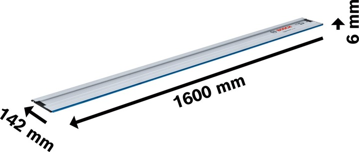 Productafbeelding Bosch Professional Geleiderail FSN 1600 (160 cm)