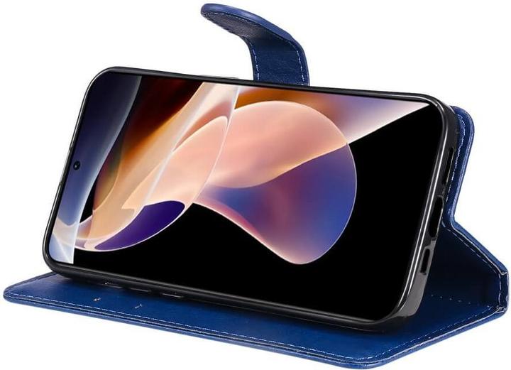Produktbild Cover-Discount Xiaomi Redmi Note 11 Pro+ - Leder Etui Hülle blau (Xiaomi Redmi Note 11 Pro)