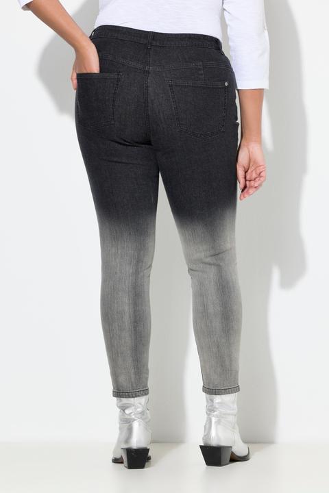 Image du produit Angel of Style Jean Skinny, coupe Slim Fit, modèle 5 poches, avec détails destroy et imprimés (52)