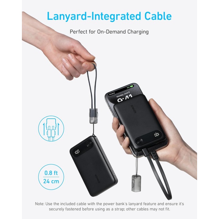 Image du produit Anker Batterie externe USB Powercore - 10000mAh 22,5W (Noir) (10000 mAh, 22.50 W, 22.50 Wh)