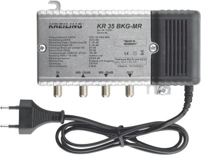 Produktbild Kreiling BK-Verstärker 35dB 25dB Rückweg 0-65MHz KR 35 BKG-MR (Verstärker)