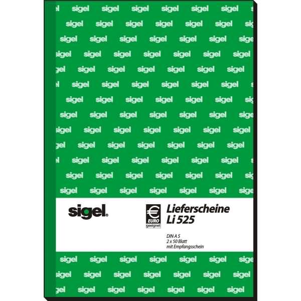 Productafbeelding Sigel Formulier voor leveringsbon Papierformaat: DIN A5 Zelfkopiërend: Nee (50 x)