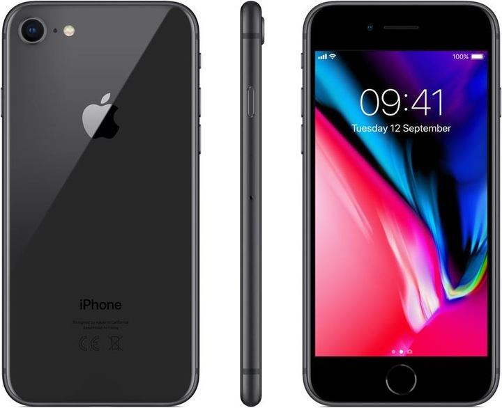 Immagine prodotto Apple iPhone 8 (256 GB, Space grey, 4.70", SIM singola, 12 Mpx, 4G)