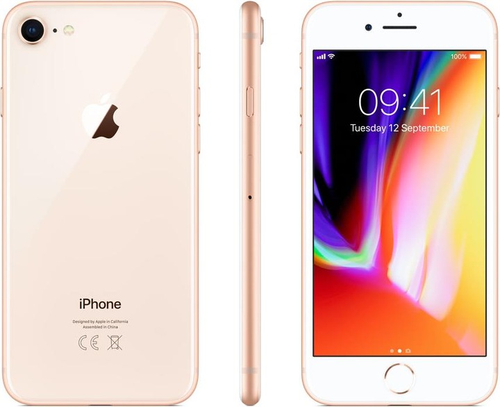Apple iPhone 8 (256 GB, Oro, 4.70", SIM singola, 12 Mpx, 4G)